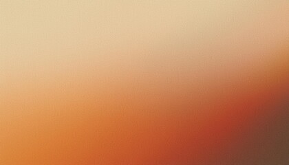 Minimalist and clean gradient background with a beige to orange color transition and a textured surface