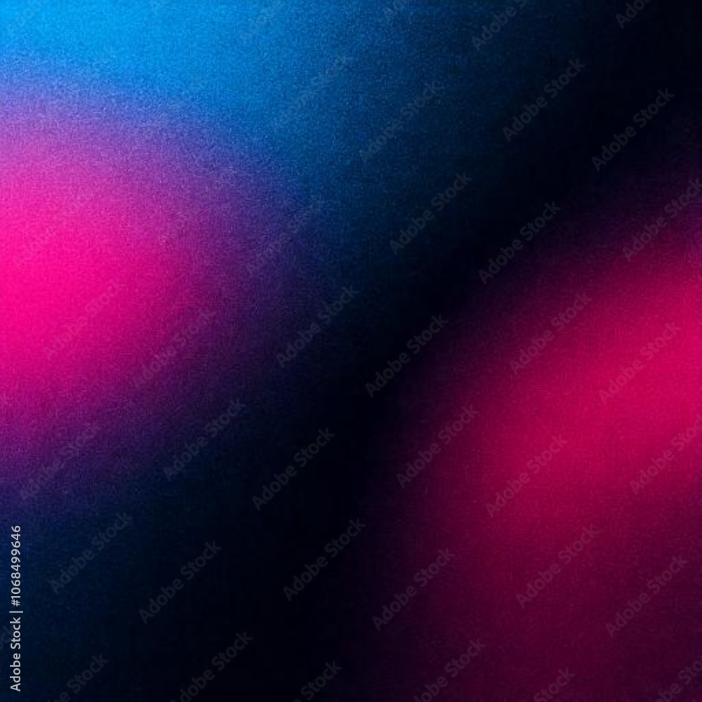 Poster gradient background with a blue to pink color transition, creating a minimalist and modern design