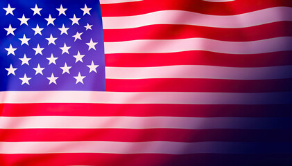 Naklejka premium abstract american flag with stars and stripes patriotic usa theme background