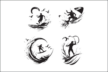 Surfing Silhouette SVG | Surfer Vector Clipart | Beach Surfboard Design for Cricut & Sublimation

Surfer Vector Silhouette | Ocean Surf Clipart | Summer Beach SVG for DIY Projects

Surfing Clipart Bun