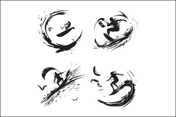 Surfing Silhouette SVG | Surfer Vector Clipart | Beach Surfboard Design for Cricut & Sublimation

Surfer Vector Silhouette | Ocean Surf Clipart | Summer Beach SVG for DIY Projects

Surfing Clipart Bun