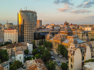 View of city Bucharest, Romania