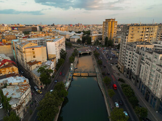 View of city Bucharest, Romania