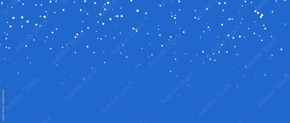 Aufkleber vector winter blue background featuring snowflake pattern and white ice flake. holiday sky with fall