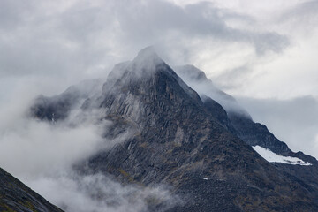 View of Ulamertorsuaq mountain and surrounding area in Tasermiut fjord (South Greenland)	