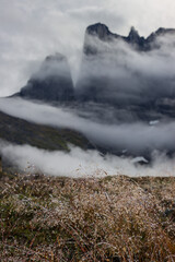 View of Ulamertorsuaq mountain and surrounding area in Tasermiut fjord (South Greenland)	