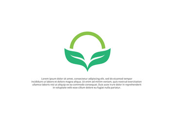 Eco friendly product brand logo