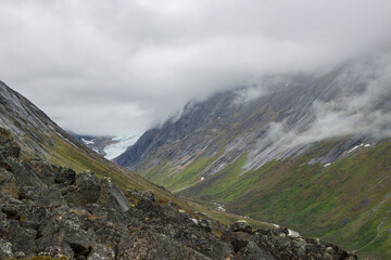 View of Ulamertorsuaq mountain and surrounding area in Tasermiut fjord (South Greenland)	