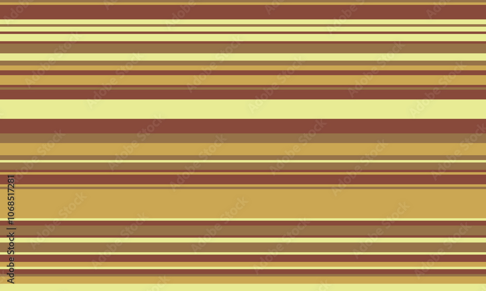 Poster geometric stripes seamless vector pattern with horizontal lines in varied colours, creating an abstr
