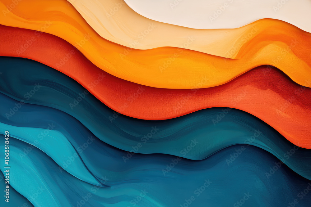 Aufkleber vibrant abstract canvas, a dynamic interplay of colors and textures, showcasing intricate patterns t