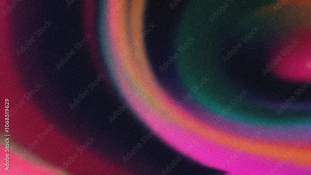 Aufkleber abstract swirl design. vivid color gradients create a mesmerizing swirl, symbolizing energy and move