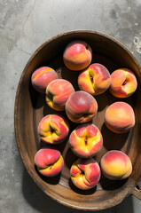 apricots and peaches