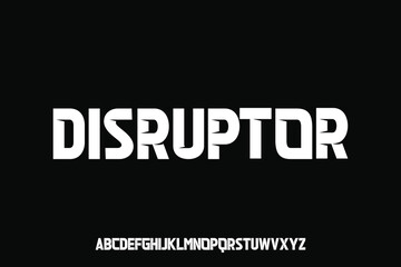 Display alphabet font vector design suitable for headline, poster, logo, magazine and many more