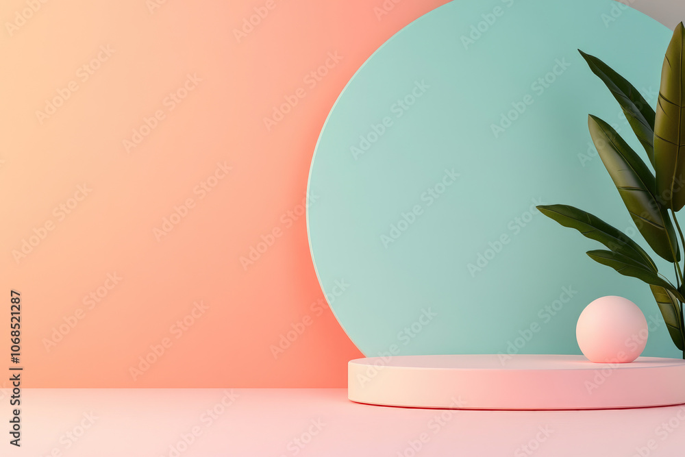 Poster gradient textures in minimalist design, a sleek illustration featuring smooth transitions of color i