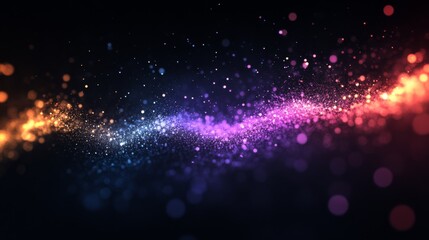 Fototapeta premium Vibrant Cosmic Wave