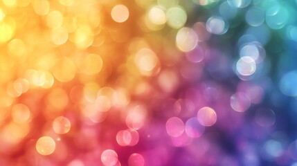 Fototapeta premium Vibrant Abstract Bokeh Background