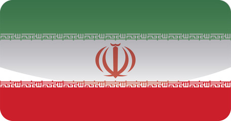 National flag of Iran.Vector illustration