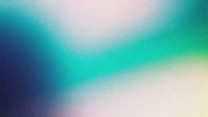 Obraz premium Teal gradient background. Soft teal and pink blend, evoking calm and serenity. Perfect for presentations or designs needing a peaceful vibe.