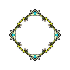 unique frame illustration design