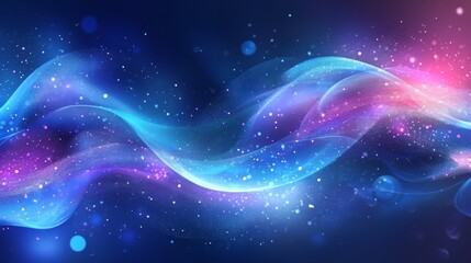 Obraz premium Abstract Cosmic Wave