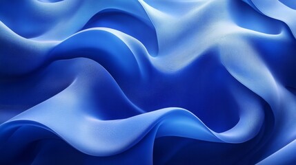 Obraz premium Blue Silk Waves