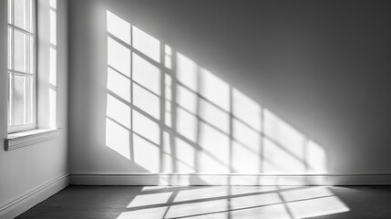 Minimalist Window Light and Shadow