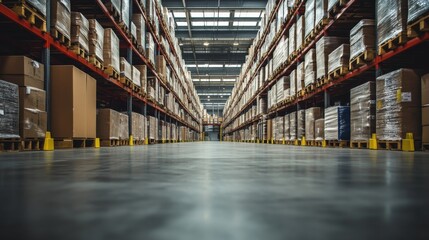 Warehouse Storage Aisle
