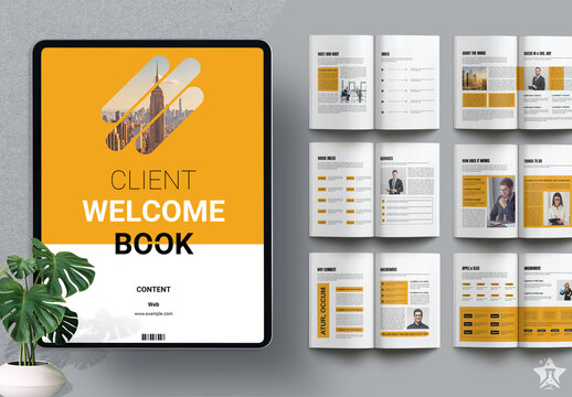 Welcome Book Template