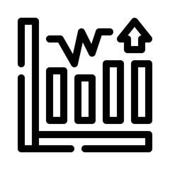 Business Graph line icon