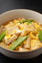 高野豆腐の卵とじ