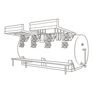 recommend clip art: Industrial Boiler, Heating System, Line Art
                    
                    