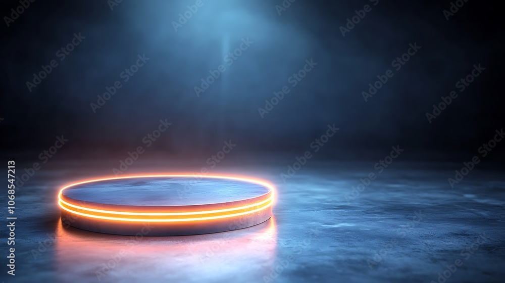 Poster create stunning visuals with an engaging circular stage design for your projects