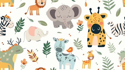 Abstract seamless pattern