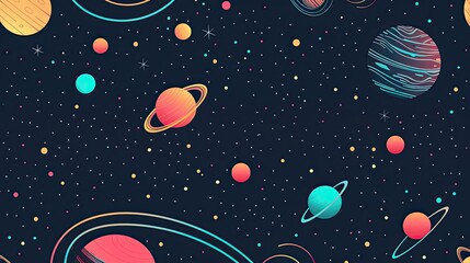 Abstract seamless pattern