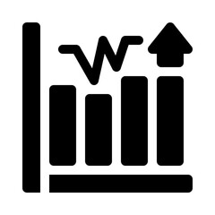 Business Graph glyph icon