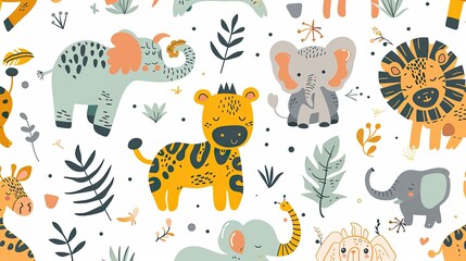 Abstract seamless pattern