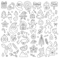 Christmas coloring page.
