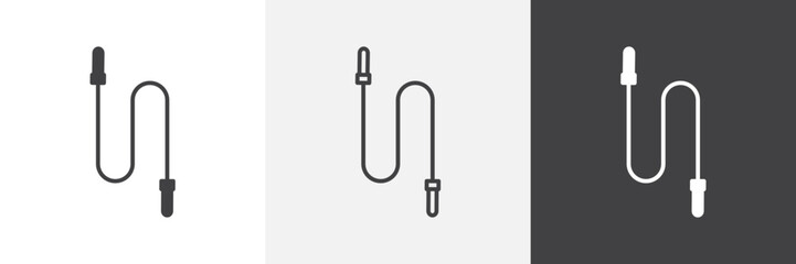 Jump rope icon set. vector illustration. © Creatives