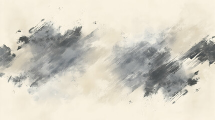Fototapeta premium Refined email newsletter backdrop with understated brushstrokes in charcoal and soft beige, providing a touch of modern artistry