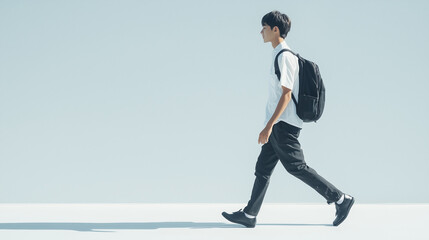 Japanese students boy