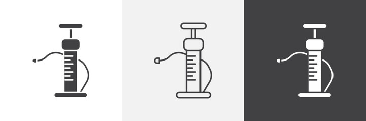 Air pump icon set. vector illustration.