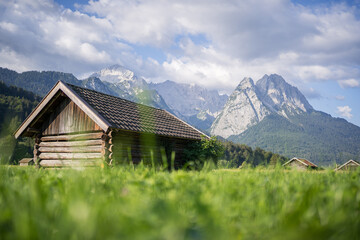 mountain hut in the mountains