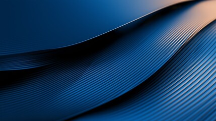 Abstract Blue Textured Background with Soft Curved Lines and Wave-Like Pattern