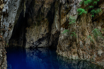 Chirorodziva (the pool of the fallen) at the Chinhoyi, Zimbabwe