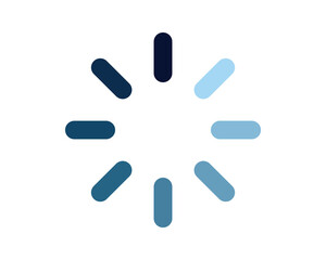 Loading bar status icon. Vector illustration. Vector loaded icons. Download progress. Donload or Upload.