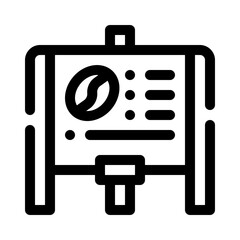 Cafe line icon