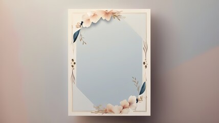 Invitation template vector