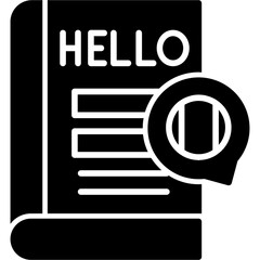 Language Learning Icon