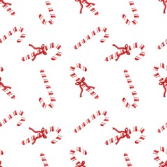 Christmas candy  seamless pattern .Winter background. Cute   pattern  for Christmas and New Year. Perfect for wallpaper, wrapping paper, fabric design.
