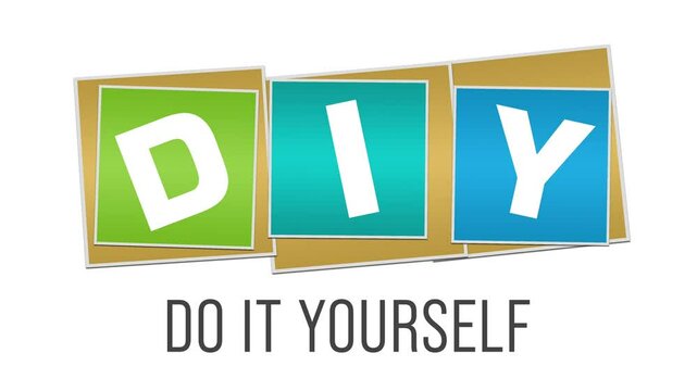 DIY - Do It Yourself Colorful Moving Blocks 